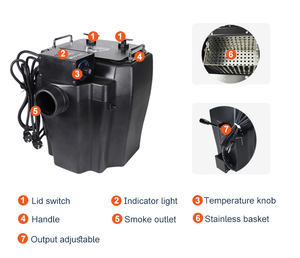 Machine à fumée à glace carbonique de grande taille Liuyang de haute qualité 3500W 6000W pour les événements de scène de mariage et de fête - Product Image 3