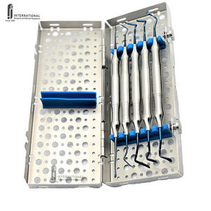 ชุดอุปกรณ์เจาะโพรงจมูก Dental Vista Tunneling Kit ทำจากสแตนเลสสตีล ใช้งานด้วยมือ นำกลับมาใช้ใหม่ได้ ป้องกันสนิม ได้รับการรับรองมาตรฐาน CE ด้ามจับออกแบบตามหลักสรีรศาสตร์ ชุดอุปกรณ์ยกไซนัส Vista Kit - Product Image 2