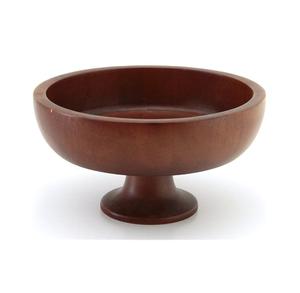 Vente directe d'usine, bol à salade et à fruits en bois de conception moderne fait à la main, cuillère en bois arrondie pour servir et mélanger les soupes et les salades - Product Image 2