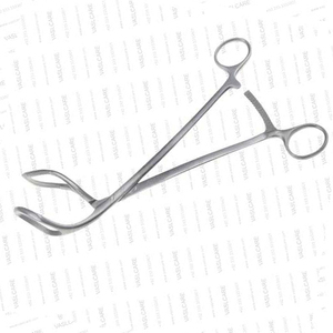 Juego de Pinzas Elevadoras Uterinas Somer de 5 Piezas, 9 Pulgadas, Mordazas Curvas Dentadas, Acero Inoxidable, Instrumentos Quirúrgicos de Ginecología Vaslcare - Product Image 2