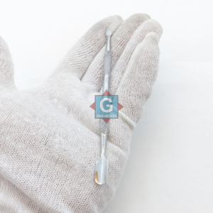 Kit de soin des ongles en acier inoxydable double face avec repousse-cuticules et lime à cuticules, en boîte, pour le nettoyage personnel des ongles - Product Image 4