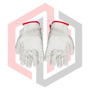 Gants de travail en cuir de mouton réfléchissants, usage général, haute résistance, résistants aux coupures, anti-chimiques, antistatiques, respirants, ajustables - Product Image 5