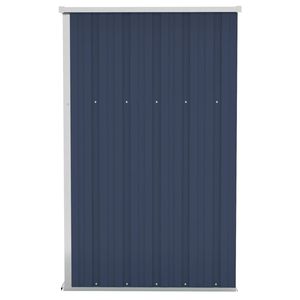 46.5 antracite "x39.4" x70.1 \ "struttura di stoccaggio in acciaio per capannone da giardino a parete - Product Image 4