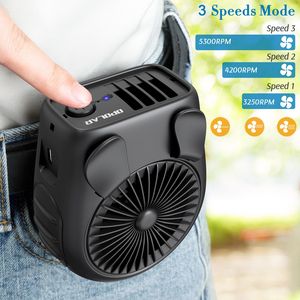 Ventilatore Portatile a Clip Ricaricabile con Batteria da 5000mAh e 3 Velocità - Product Image 1