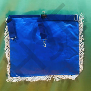 Masonic Past Master <b>Apron</b> Blue Lodge Regalia Embroidered Silver - Product Image 3