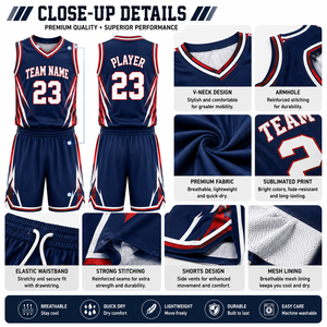 Ensemble d'uniformes de basketball personnalisés pour jeunes, maillot et short sublimés, kit d'équipe scolaire junior, fabricant OEM - Product Image 3