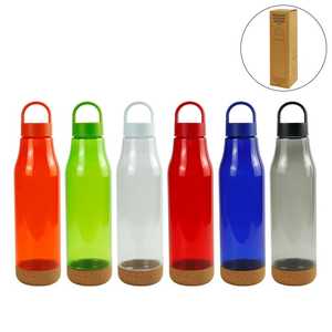 RPET <b>Bottles</b> with <b>Cork</b> Base Twist-off Lid Handle 720ml - Product Image 5