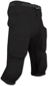 Mens Black Padded Football Pants Belt Closure Breathable <b>Athletic</b> Sportswear Practice Game Pants Performance Football Wear - Product Image 3