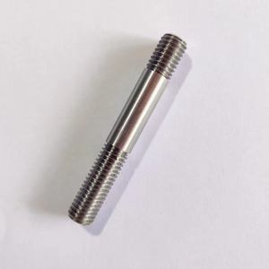 Boulon à double extrémité en acier inoxydable de 12 mm de diamètre, usiné CNC, pièce industrielle de précision usinée avec précision - Product Image 1