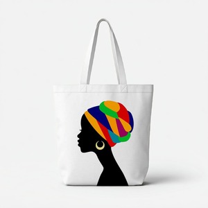 จำหน่ายส่งถุงช้อปปิ้งผ้าฝ้ายรีไซเคิล 100% คุณภาพดี พิมพ์ลาย ราคาสมเหตุสมผล จากซัพพลายเออร์อินเดีย - Product Image 1