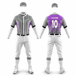 Customized Outdoor Training Gear Digital Printed Matching Set Sublimation Baseball & Softball Uniform Sets For Adults Wear - Product Image 1
