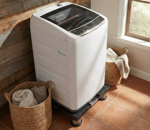 Support multifonctionnel pour sèche-linge, lave-vaisselle, climatiseur, unité intérieure PH-02, socle réglable en largeur, profondeur et hauteur - Product Image 5