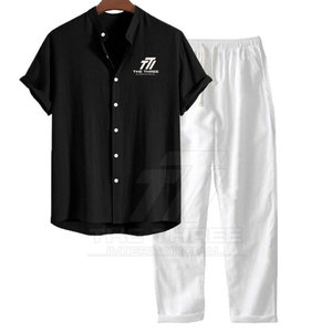 Men's Casual Eco-Friendly Customized Tracksuit Set New Design OEM Service Wholesale Comfortable Outing Wears for Daily Use - Product Image 5