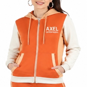Conjunto Deportivo para Mujer, Personalizado, con Chaleco de Forro Polar con Cierre y Pantalones Jogger, Dos Piezas, Fabricante OEM, Ajuste Cómodo, Cintura Elástica Lateral - Product Image 6