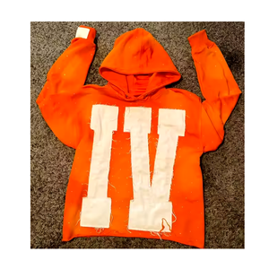 Sweat à capuche pour homme de haute qualité, 100% coton, avec strass, personnalisé, respirant, imperméable, 2 pièces pour l'hiver - Product Image 3