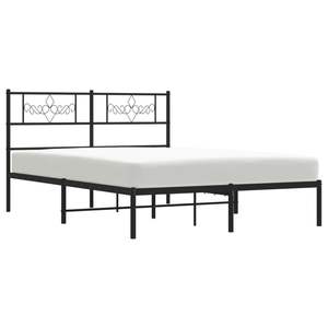 Base de Cama Rectangular de Metal con Cabecera, Muebles para el Hogar Duraderos y Elegantes - Product Image 3