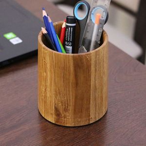 Handmade Wooden <b>Pen</b> <b>Holder</b> for Desk – Rustic Wooden Pencil Organizer with Elegant Craftsmanship for Home & Office - Product Image 6
