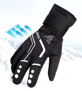 Winter Cycling Waterproof Warm Gloves Touchscreen Outdoor MTB <b>Bike</b> Skiing Hiking Motorcycle Riding Full <b>Finger</b> Gloves - Product Image 2