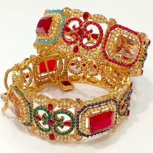 New Unique Style Fashion Jewelry Sets Bangles Artificial Bridal Jewelry Sets Party <b>Wedding</b> <b>Accessories</b> Custom Designs & Colors - Product Image 5
