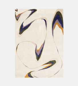 Alfombra de Lana y Viscosa de Lujo, Hecha a Mano, Diseño Moderno y Abstracto, Alfombra de Diseño Personalizada, Hecha a Mano, para Sala de Estar - Product Image 2