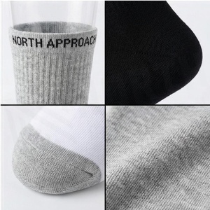Chaussettes de sport NORTH APPROACH, couleur unie, coton respirant, pour adultes, usage quotidien, chaussettes décontractées d'été - Product Image 4