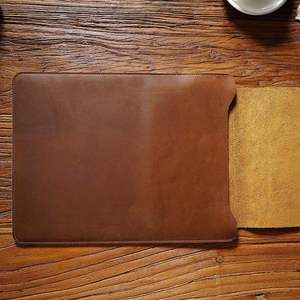 Gram Leather Protective Sleeve Cover Genuine Leather Laptop Sleeve <b>Bag</b> High-Quality Genuine Leather Casual Soft Dustproof Cover - Product Image 3