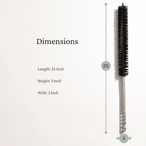 Brosses de nettoyage flexibles de 25 pouces (64 cm) – Brosse spirale anti-peluches pour sèche-linge, radiateurs, réfrigérateurs, plinthes – Caractéristiques spéciales - Product Image 6