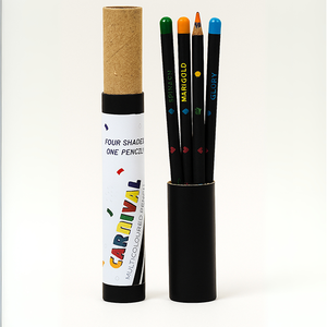 Eco Friendly Plantable Pencils with 4-in-1 <b>Seed</b> Capsules Wood-free Recycled <b>Paper</b> Rainbow Multicolor Colored Pencil Set for Kids - Product Image 5