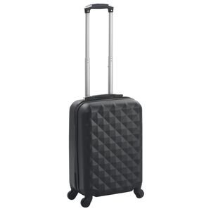 Trolley da Viaggio in ABS Nero con Valigia Rigida - Product Image 1