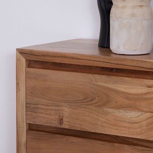 Cómoda de 6 cajones Vandana Royal Living de madera de acacia en estilo escandinavo Lignum - Product Image 6
