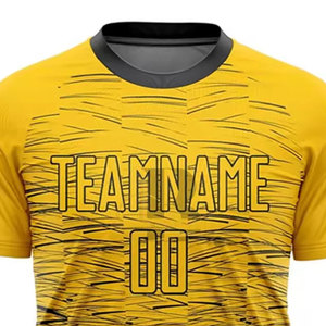 เสื้อเจอร์ซีย์ซับลิเมชั่นสำหรับผู้ชายแบบใหม่ เสื้อกีฬาทีมแบบสั่งทำ ผ้าระบายอากาศได้ดี พิมพ์ลายซับลิเมชั่นเต็มตัว กางเกงขาสั้นสำหรับฝึกซ้อมกีฬา - Product Image 6