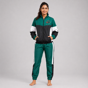 Durable Quality <b>Women's</b> <b>Windbreaker</b> Tracksuit Comfortable Breathable Eco Friendly Casual <b>Women</b> <b>Windbreaker</b> Tracksuit Sets - Product Image 1