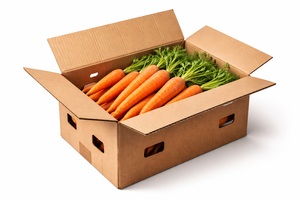 Boîte pliante en carton ondulé imperméable à 5 couches pour l'agriculture, résistante aux chocs, durable, pour l'expédition de fruits et légumes - Product Image 6