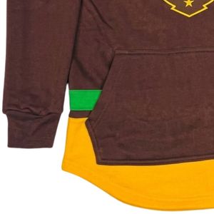 Sweat-shirt à capuche Iota Phi Theta Hockey Marron Doré – Vêtement grec haut de gamme pour fraternité – Pull élégant unisexe - Product Image 6