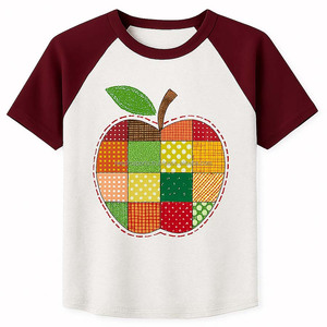 T-shirts unisexes à manches raglan, couleur contrastée, col rond, style baseball, impression de logo personnalisé, écologiques, séchage rapide, grammage lourd, décontractés - Product Image 2