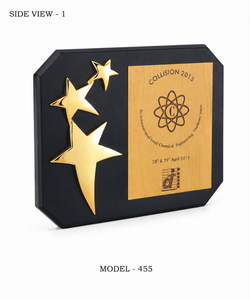 Elegant wooden memento for employee of the year awards. - Product Image 2
