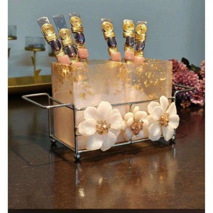 Luxurious Resin spoon holder with spoon <b>caddy</b> with premium finished for stylishly organizing home & <b>kitchen</b> from India - Product Image 3