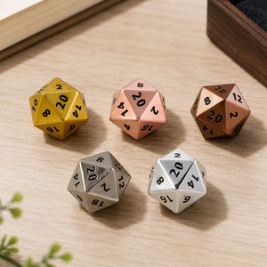 Ensemble de dés RPG en métal personnalisés pour la vente en gros aux magasins de jeux – Alliage de zinc polyédrique 7 pièces, certifié EN71, boîte de présentation disponible - Product Image 6