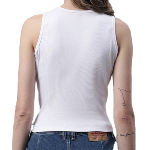 Camisetas sin Mangas Casuales para Mujer, Tejido de Jersey de Algodón y Elastano, Secado Rápido, Transpirable, Ecológico, Cuello Redondo - Product Image 6