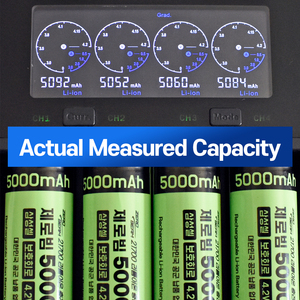 Batería ZeroBeam 21700 Samsung de 5000 mAh y 15 A, Recargable de Iones de Litio, de Alta Descarga, con Protección de Seguridad, 1000 Ciclos - Product Image 4