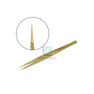 Pinces à cils en acier inoxydable robustes, faible MOQ, réutilisables et durables, service OEM, fabriquées au Pakistan - Product Image 2