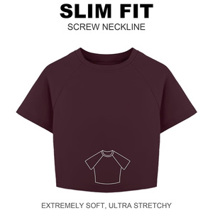 <b>Womens</b> Sports <b>Tops</b> Custom OEM Breathable Gym Shirts Athletic Activewear Manufacturing Pakistan Export - Product Image 4