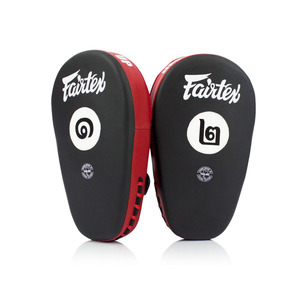 Fairtex Curved Focus Mitts Leather Boxing Punch Pad Target Mitts For Muay Thai MMA Speed Accuracy Striking Training - Product Image 4