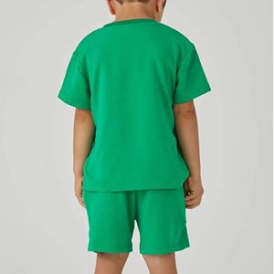 Conjunto de Ropa de Verano para Niños de 2 Piezas, Camisetas y Pantalones Cortos de Algodón Térmico Puro con Estampado Personalizado, Conjuntos de Camisetas y Pantalones Cortos para Niñas y Niños - Product Image 4
