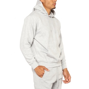 Custom Made Men's Oversize Active Gym Tracksuit With Drawstring Hoodie Men's Pullover Sweatsuit - Product Image 1