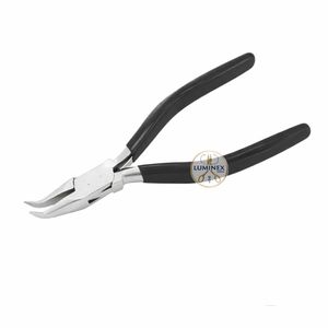 Alicates de conformado de 3 pasos con punta redonda y cóncava de acero inoxidable de 5.5 pulgadas para doblar alambre, hacer bucles, fabricar pulseras y proyectos de bricolaje - Product Image 4