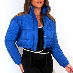 Blouson matelassé court léger et respirant pour femme, coupe ajustée, design matelassé, fermeture éclair, nouvelle collection hiver, vente en gros - Product Image 6