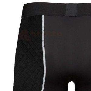 100% Sheep Skin Material Men Compression Workout Gym Accessories Quick Dry Fabric Customizable Compression Shorts - Product Image 6