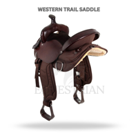 Selle de randonnée western, équipement d'équitation