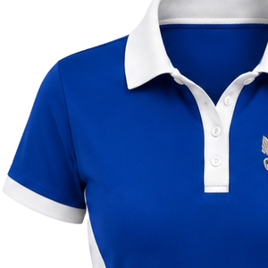 เสื้อโปโลผู้หญิงสองสีแบบกำหนดเองของ Sigma Gamma Rho แขนสั้น คอปก ชุดกีฬาสำหรับชมรมนักเรียน ชุดลำลองสำหรับทีม OEM ODM - Product Image 5